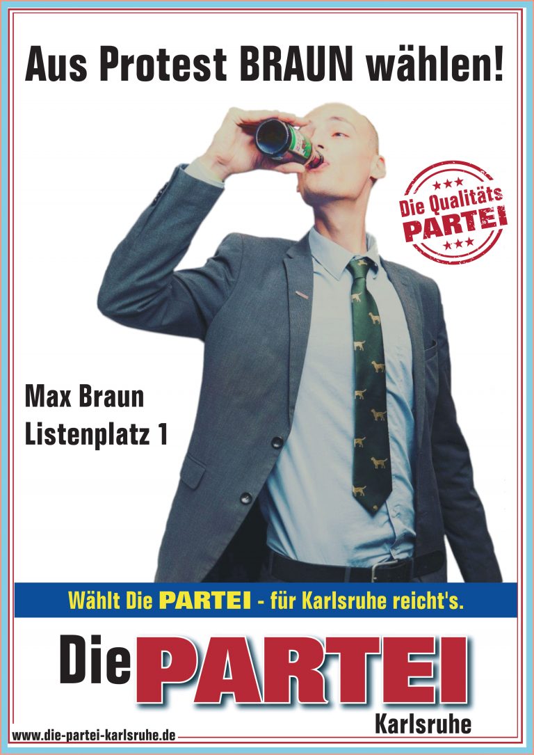 Wahlergebnisse Die PARTEI Karlsruhe